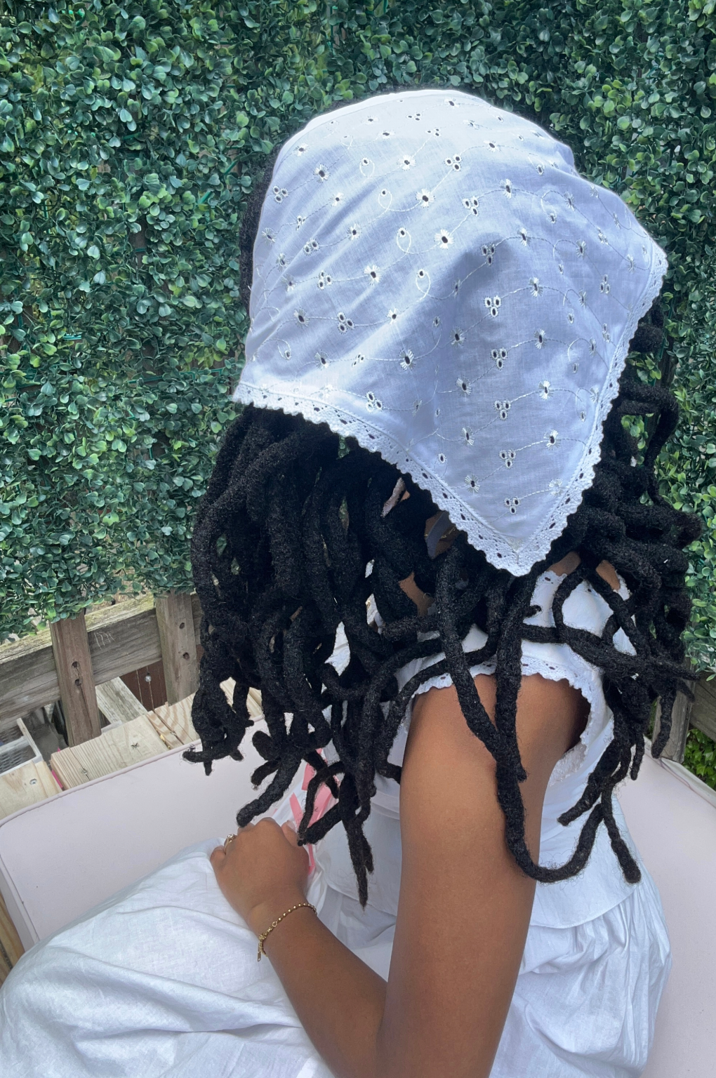 Lily Eyelet Bandana